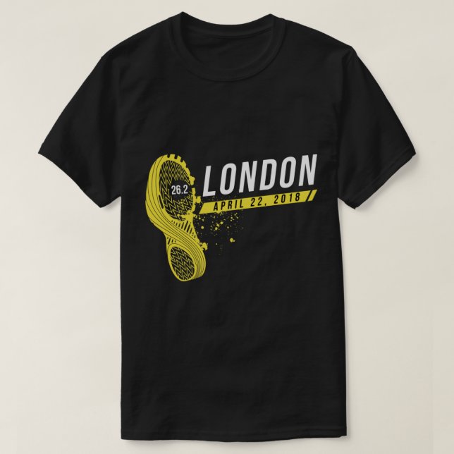 London Marathon 2018 T-Shirt (Design vorne)