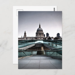 London - Millennium Bridge & St Pauls (6334) Postkarte