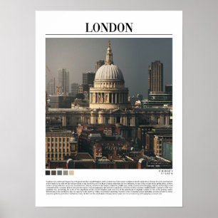 London Minimalistisch Wall Art Poster