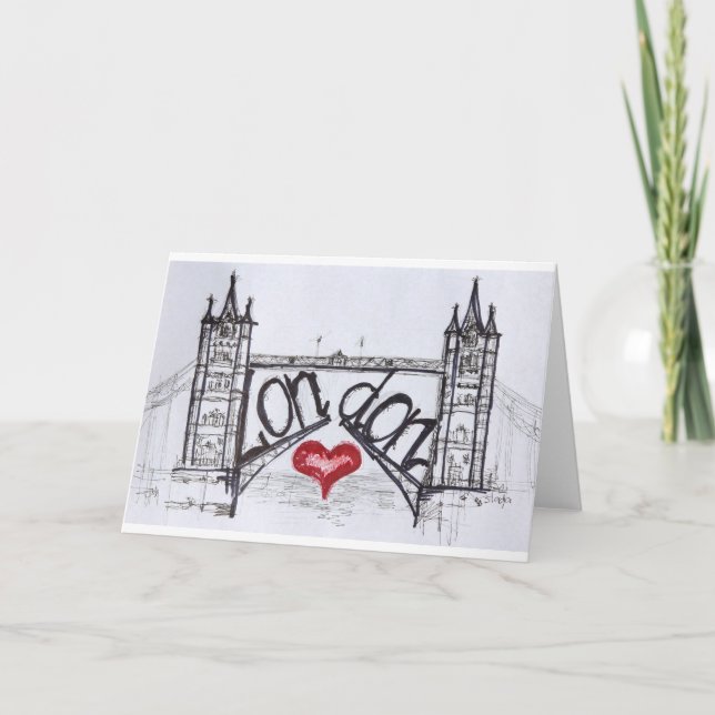 London mit Liebe Karte (Vorderseite)