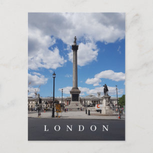 London Nelson Column-Ansicht Postkarte
