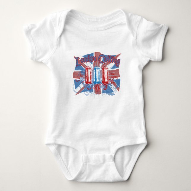 London Nennen Baby Strampler (Vorderseite)