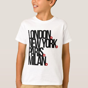 London New York Paris Mailand T-Shirt