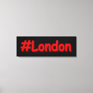 "#London" Niedliches Design. Jetzt kaufen Leinwanddruck