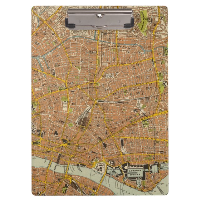 London Nordost Klemmbrett (Vorderseite)