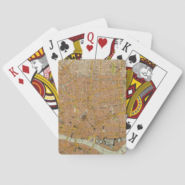 London Nordost Spielkarten (Rückseite)