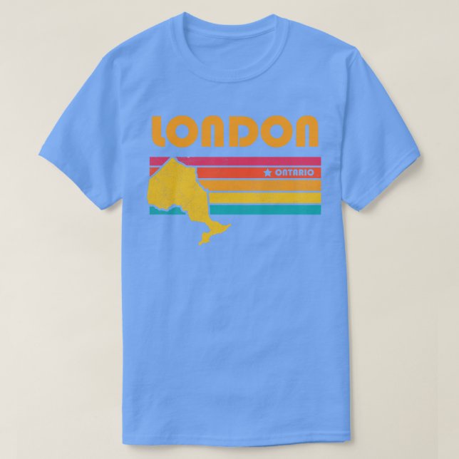 London Ontario Kanada Vintag Distressed Souvenir T-Shirt (Design vorne)