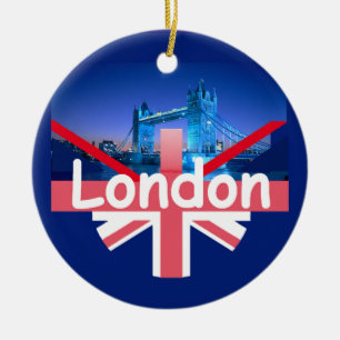 LONDON Orament Keramik Ornament