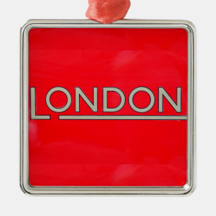 London Ornament Aus Metall