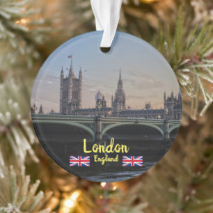 London Panorama Weihnachtsschmuck Ornament