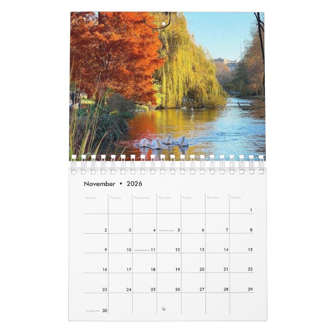 London Park Wildlife Tranquility Kalender (Nov 2026)