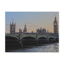 London, Parlament Postcard