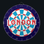 LONDON Patriotic Blue Red White   Dark Blue Border Dartscheibe<br><div class="desc">LONDON Patriotic Blue Red White Dark Blue Border Design Dart Board. Sie können den Text anpassen, indem Sie die Personalisierungsoption auswählen 🎯 Bitte lass mir, ob Sie weitere Fragen haben und weil Zazzles Kundensupport die Kundenerfahrung bearbeitet, können Sie den Zazzle Kundensupport per Chat, Telefon oder E-Mail erreichen, wie in diesem...</div>