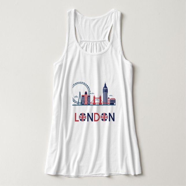 London Plus Size Plus Size T - Shirt (Design Vorderseite)