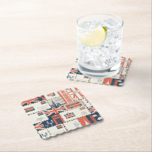 London Post Coasters Untersetzer