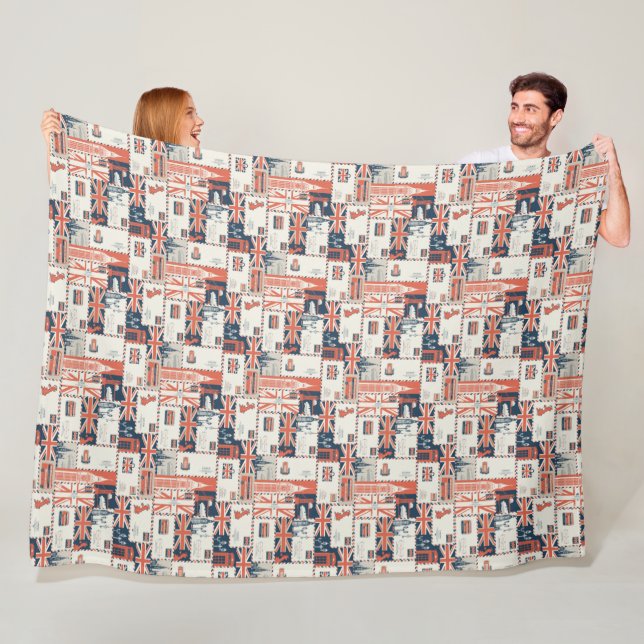London Post Fleece Blanket (Beispiel)