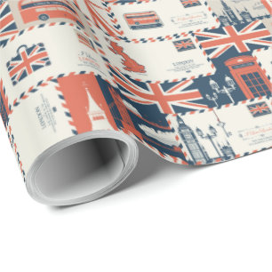 London Post Geschenkpapier
