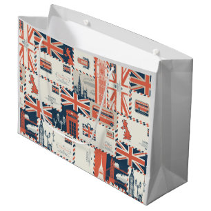 London Post Geschenktüten Große Geschenktüte