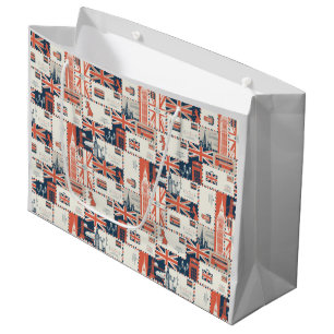 London Post Gift Bags Große Geschenktüte