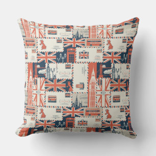 London Post Kissen