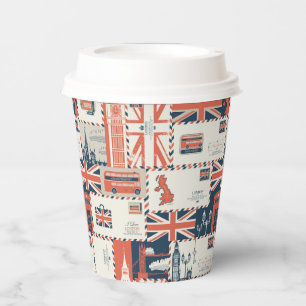 London Post Paper Cups Pappbecher