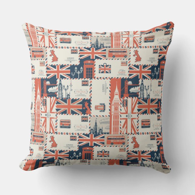 London Post Pillow Kissen (Vorderseite)