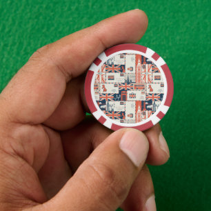 London Post Poker Chips