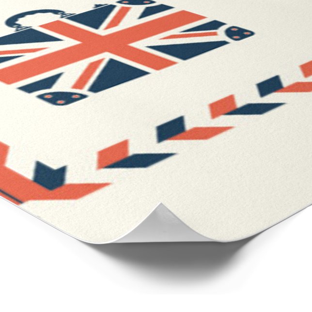 London Post Poster (Ecke)