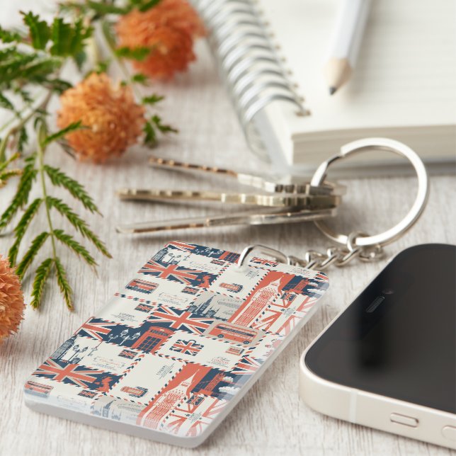 London Post Schlüsselanhänger (Vorderseite rechts)