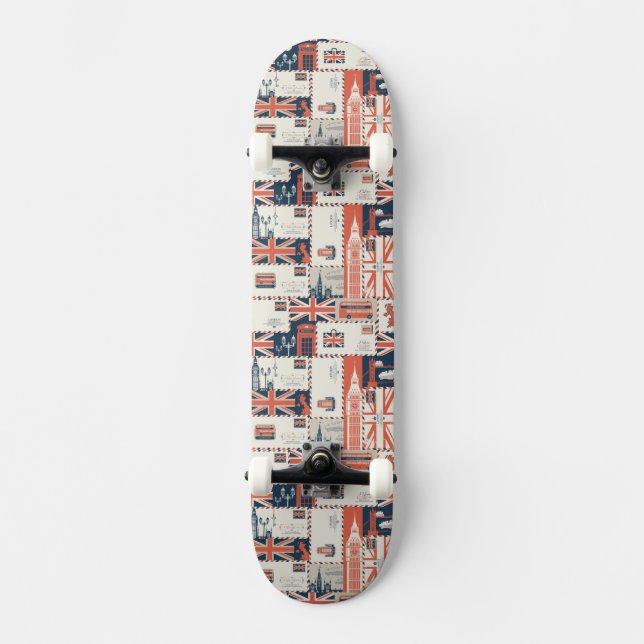 London Post Skateboard (Vorderseite)