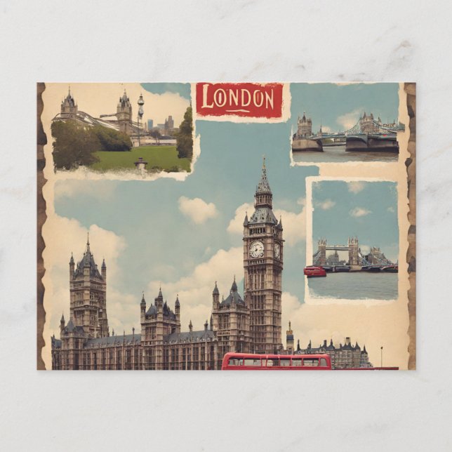 London Postcard (3) Postkarte (Vorderseite)