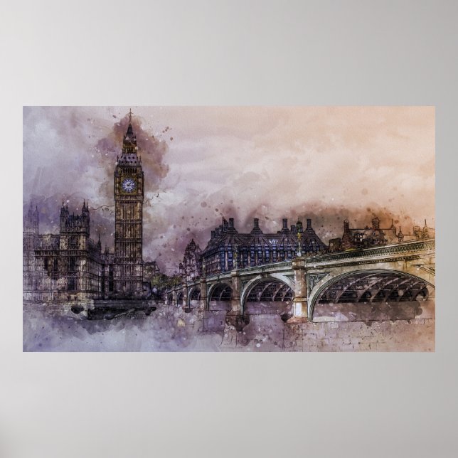 London Poster (Vorne)