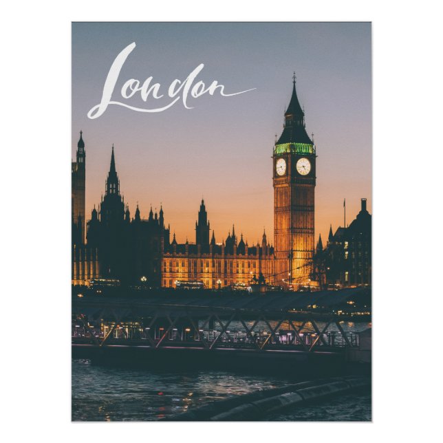 London Poster (Vorderseite)