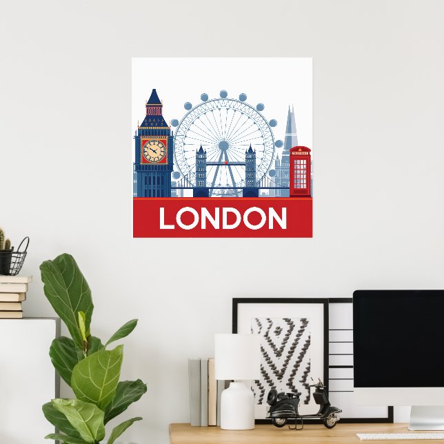 London Poster (Heimbüro)