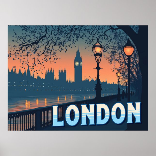 London Poster (Vorne)
