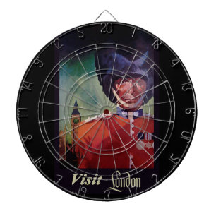 London Poster Dart Board Dartscheibe