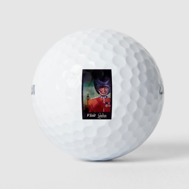 London Poster Golf Ball (Vorderseite)