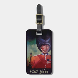 London Poster Luggage Tag Gepäckanhänger
