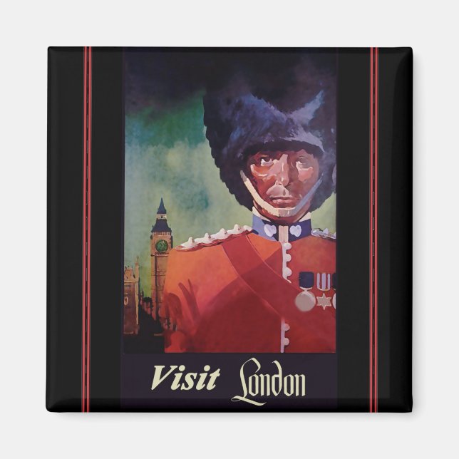 London Poster Magnet (Vorne)