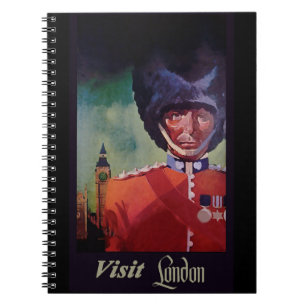 London Poster-Notebook Notizblock