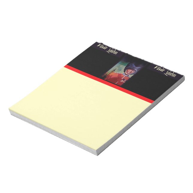 London Poster Notepad Notizblock (Rotiert)