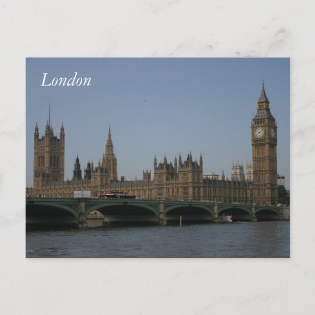 London Postkarte (Vorderseite)