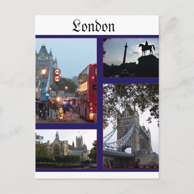 London Postkarte (Vorderseite)