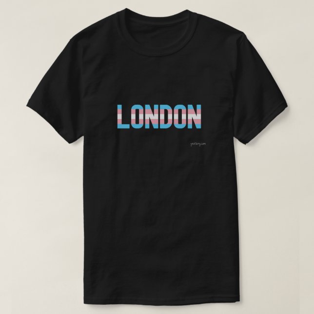 London Pride Transgender Flag T-Shirt (Design vorne)