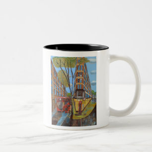 London Rasbery Avenue Zweifarbige Tasse