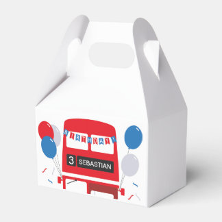 London Red Bus Personalisiert Favor Box Geschenkschachtel