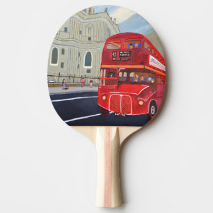 London Red Bus Ping Pong Paddles Tischtennis Schläger