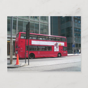 London Red Bus Postkarte