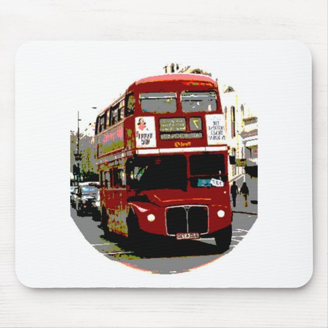London Red Bus Routemaster Buses Mousepad (Vorne)