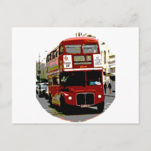 London Red Bus Routemaster Buses Postkarte